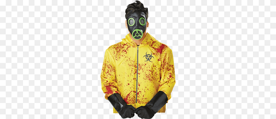 Full Face Gas Mask Gas Mask Full Costume, Clothing, Coat, Adult, Male Png Image