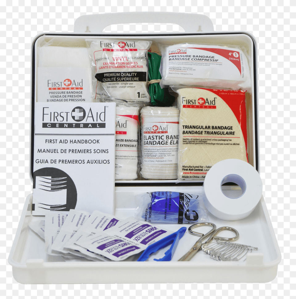 Full First Aid Kit, First Aid, Scissors, Bandage Free Transparent Png
