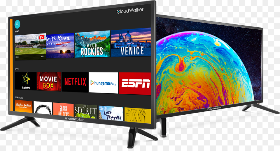 Full Hd Smart Tv On Billboard, Computer Hardware, Electronics, Hardware, Monitor Free Transparent Png