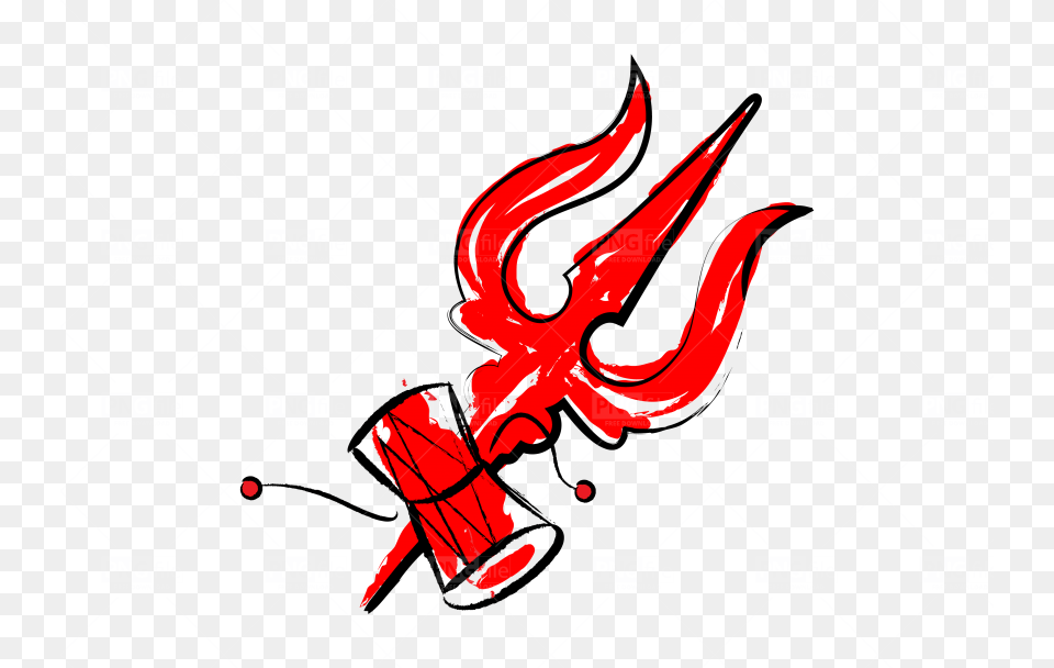 Full Hd Trishul, Weapon, Dynamite, Trident Free Transparent Png