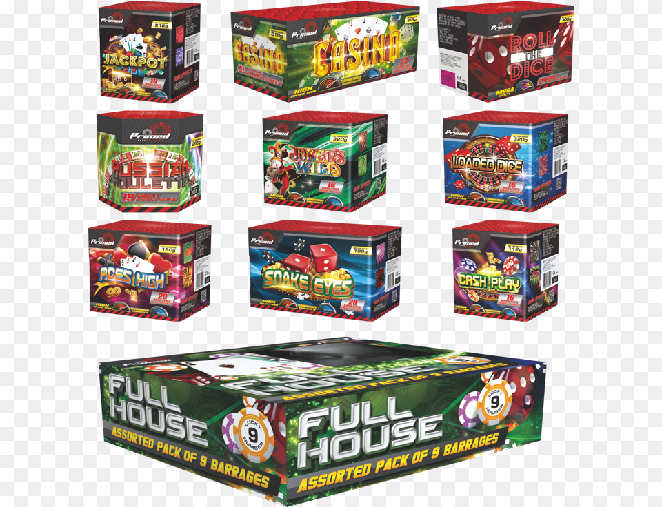 Full House Firework Pack, Food, Sweets, Box Free Png Download