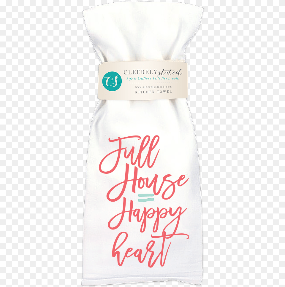 Full House Happy Heart Kitchen Towel Day Dress, Business Card, Paper, Text Free Png Download