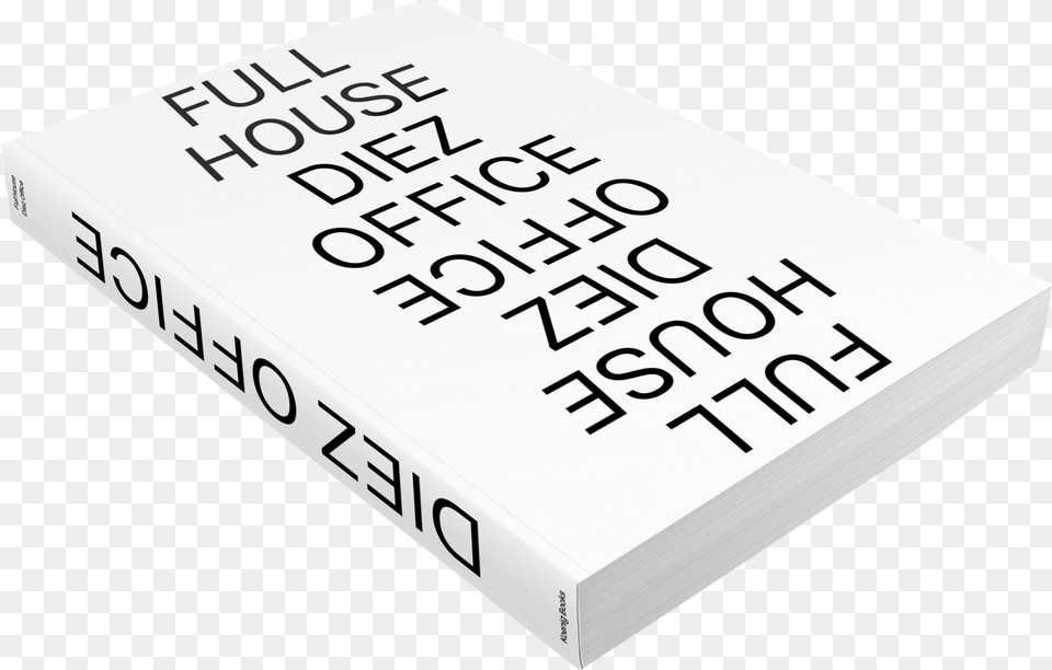 Full House Stefan Diez, Book, Publication, Text Free Png