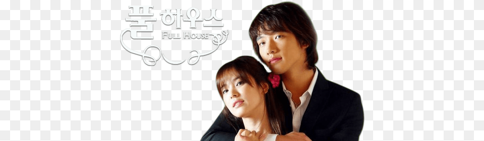 Full House Tv Show With Logo And Character Full House Korean Drama, Publication, Book, Portrait, Face Free Transparent Png