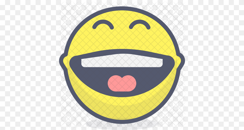 Full Laugh Emoji Icon Wide Grin, Disk Free Png Download