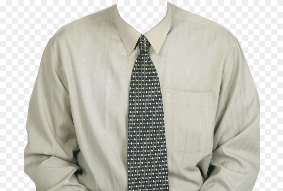 Full Length Dress Shirt With Tie Image Shirt With Tie, Accessories, Clothing, Dress Shirt, Formal Wear Png