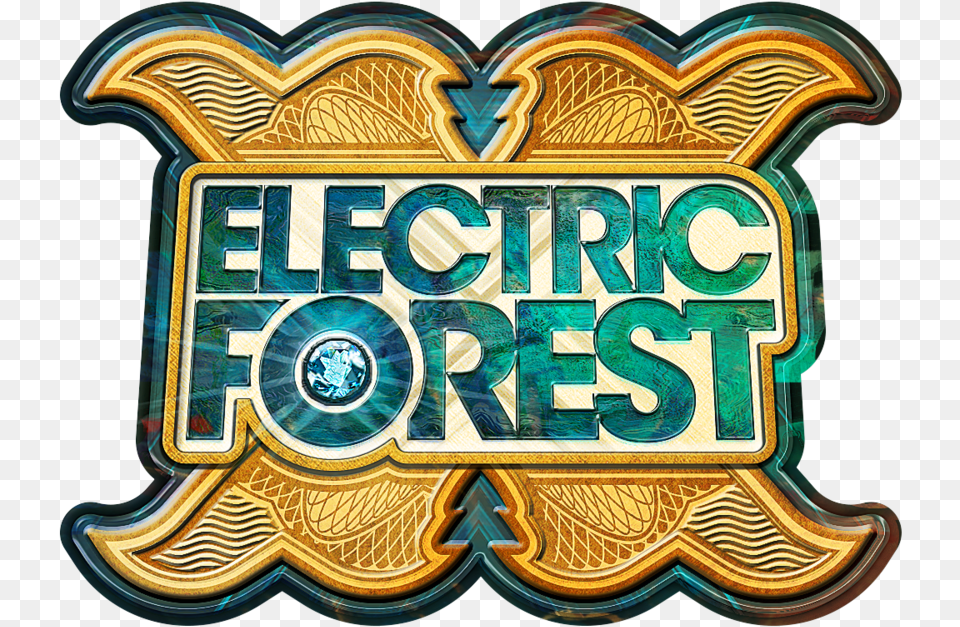 Full Logo Electric Forest, Badge, Symbol, Emblem Free Transparent Png