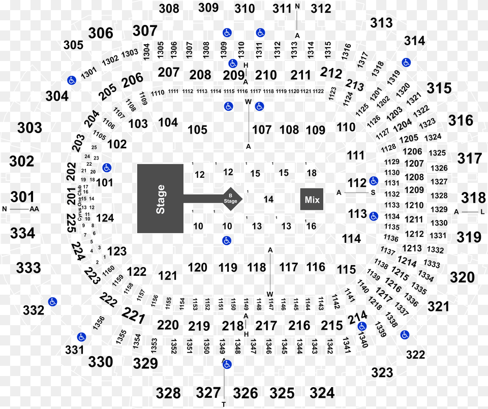 Full Map American Airlines Center Map Carrie Underwood, Cad Diagram, Diagram Free Transparent Png