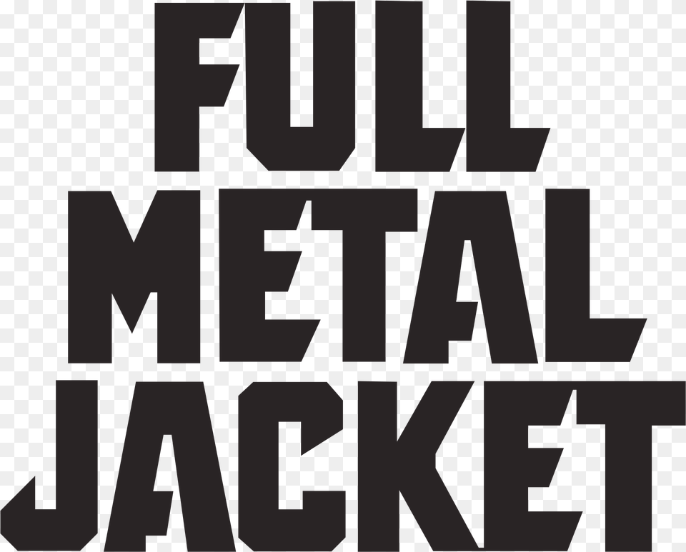 Full Metal Jacket Title, Text Png