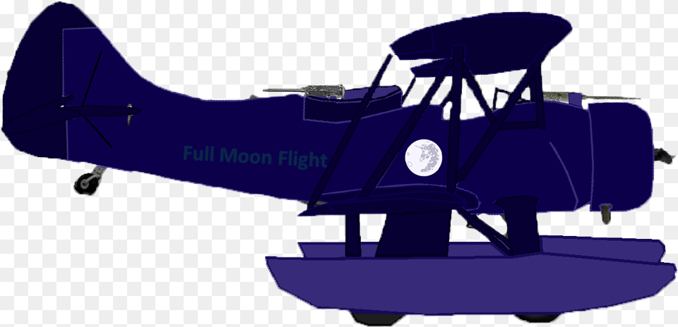 Full Moon Flight With Pontoons Cessna, Aircraft, Airplane, Transportation, Vehicle Free Png