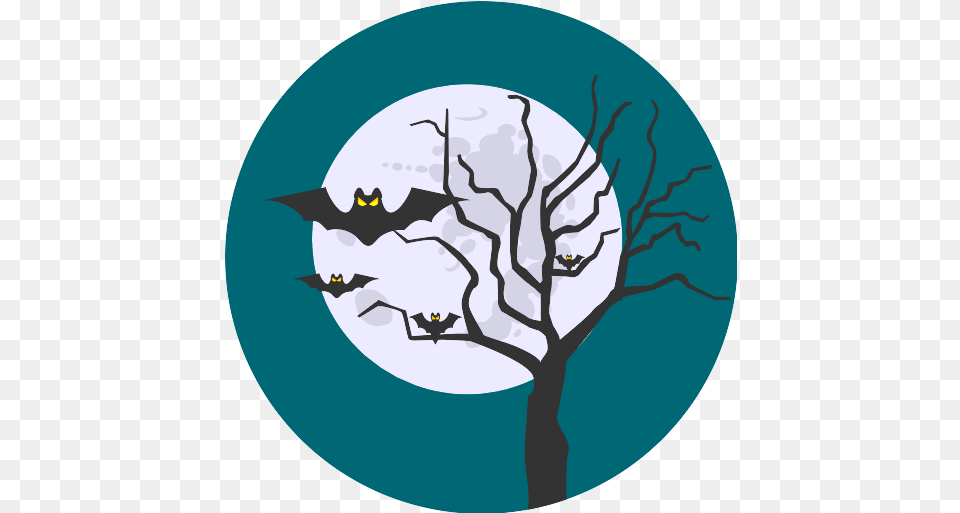 Full Moon Halloween Vector Svg Icon Files Icon Halloween, Astronomy, Nature, Night, Outdoors Png Image