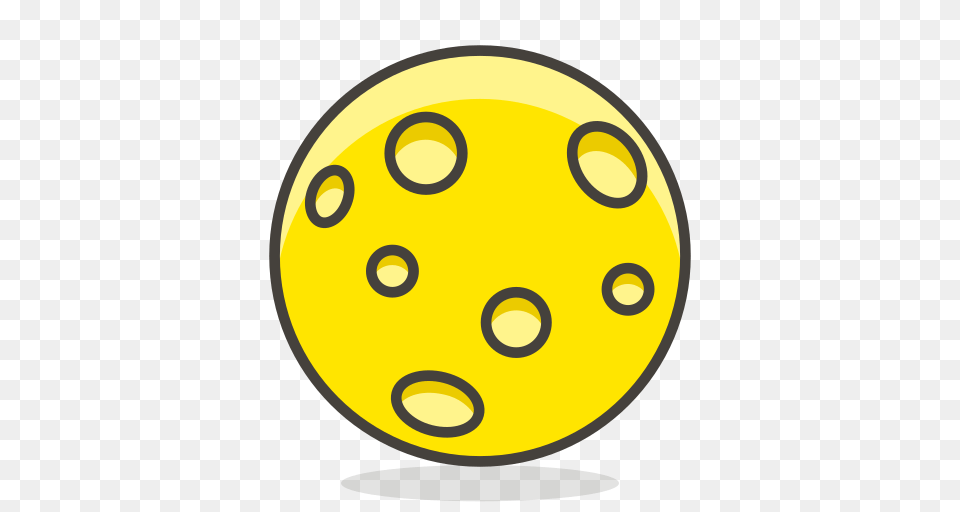 Full Moon Icon Of Vector Emoji, Sphere, Astronomy, Nature, Night Free Png