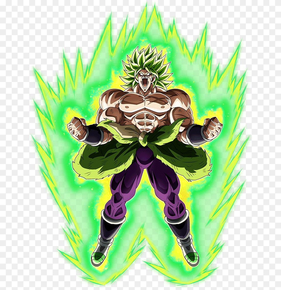 Full Power Broly Team, Art, Graphics, Green, Book Free Png