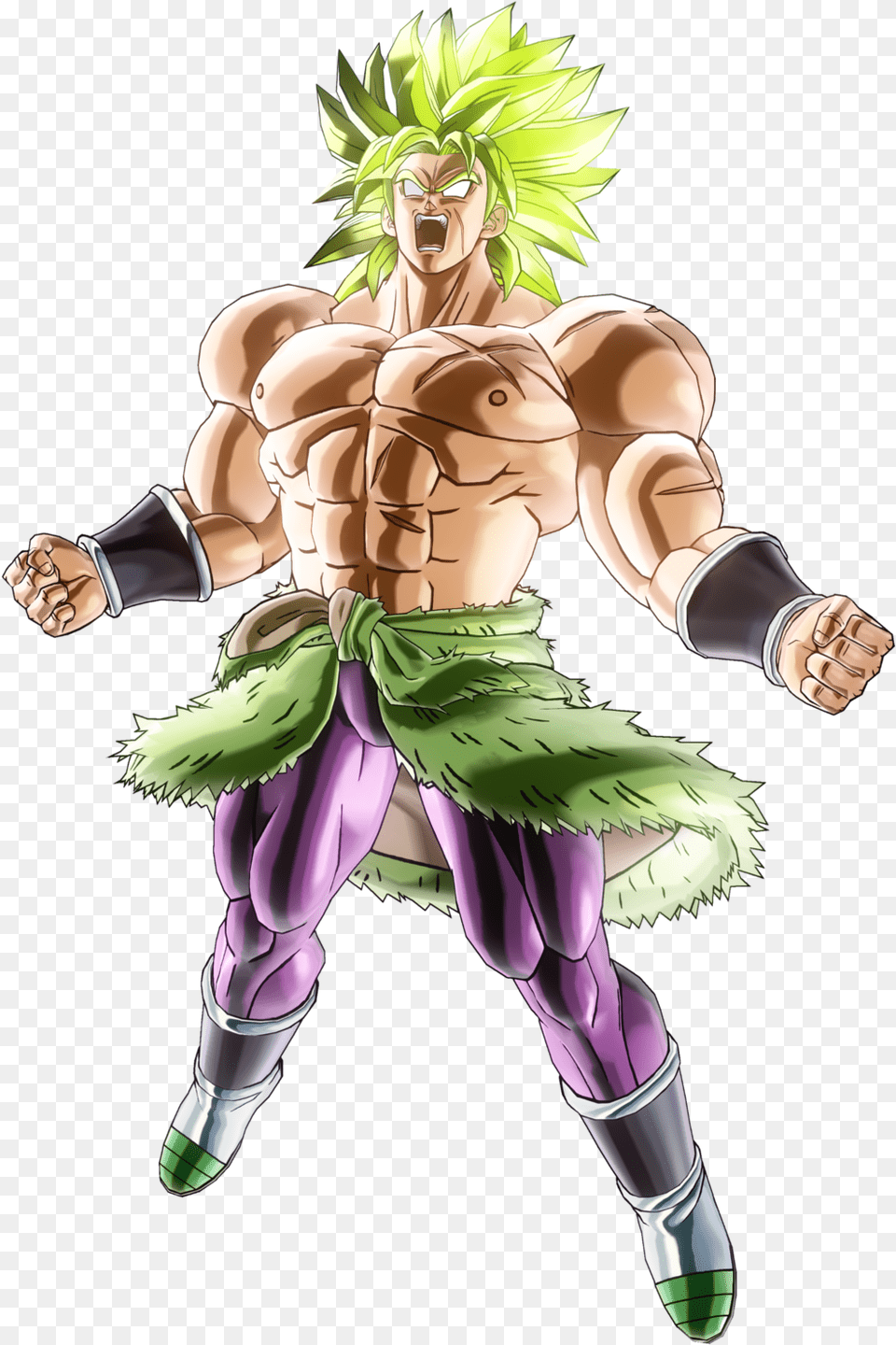 Full Power Super Saiyan Broly Br Dragon Ball Xenoverse 2 Extra Pack, Publication, Book, Comics, Baby Png