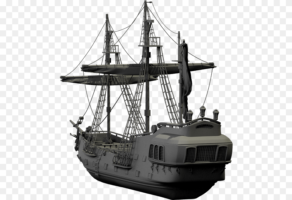 Full Rec Pirate Ship Mast, Boat, Watercraft, Vehicle, Transportation Free Png Download