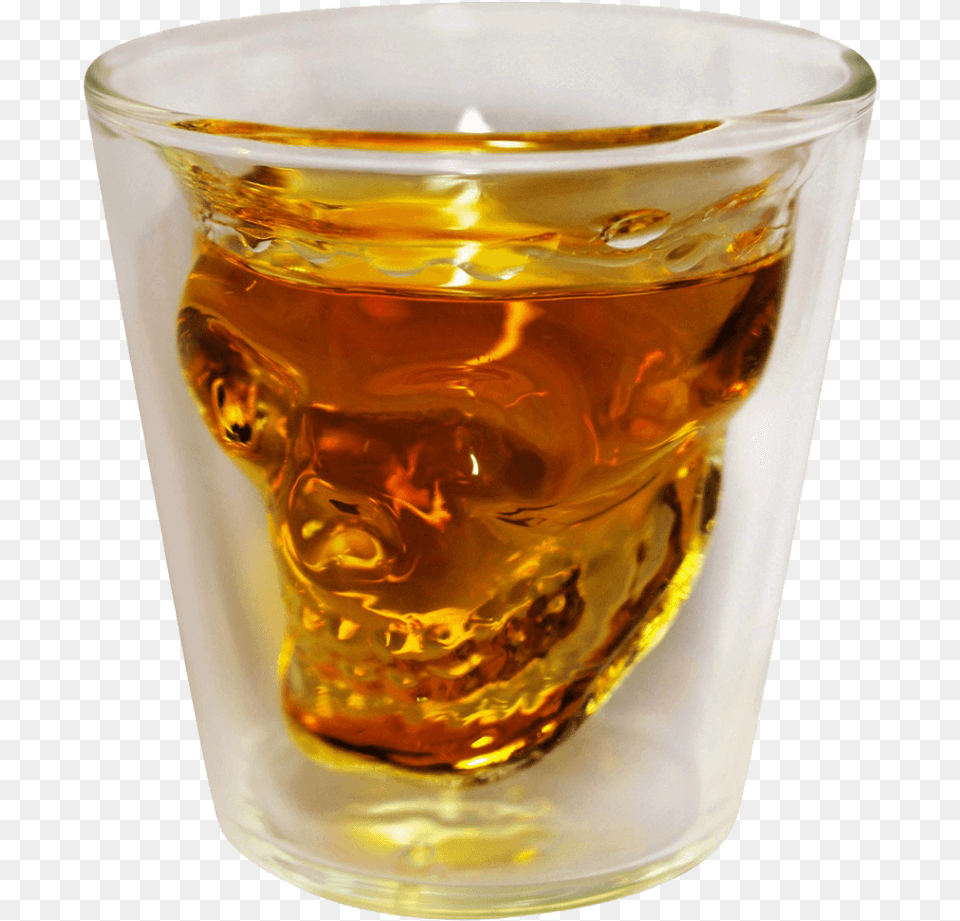 Full Shot Glass, Alcohol, Beer, Beverage, Liquor Free Png Download