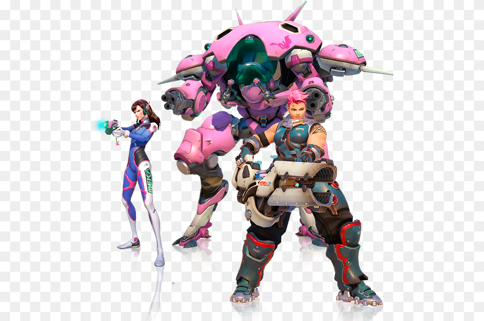 Full Size 600 Overwatch D Va Tank, Robot, Adult, Female, Person Free Png Download