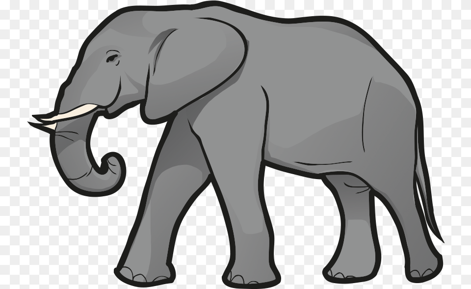 Full Size Clipart Elephant Clipart, Animal, Mammal, Wildlife, Adult Png