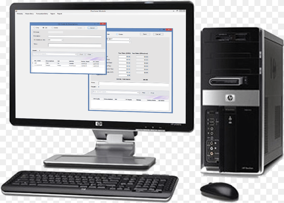 Full Size Desktop Computer, Electronics, Pc, Computer Hardware, Hardware Free Png Download