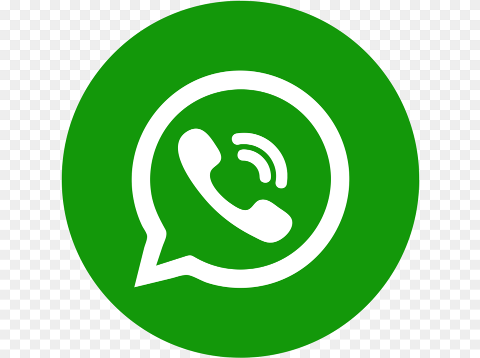 Full Size Icon Whatsapp, Green, Logo, Disk Png Image