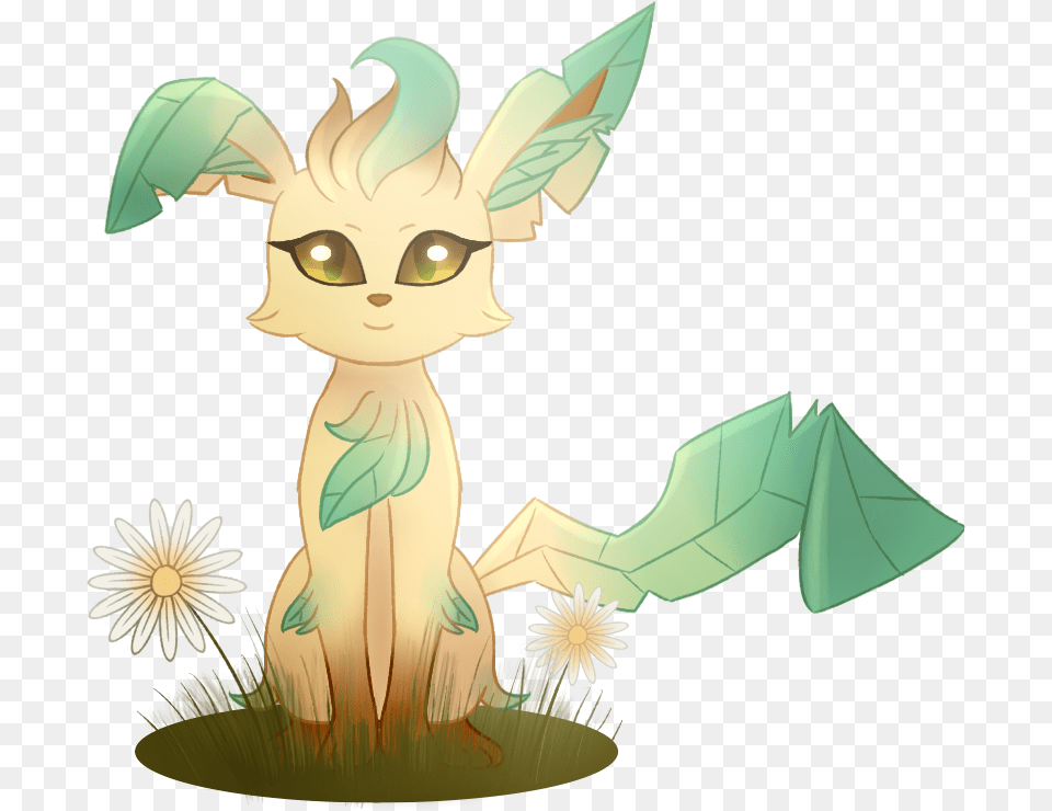 Full Size Image Leafeon, Plant, Flower, Daisy, Baby Free Transparent Png