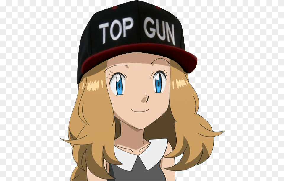Full Size Image Pokemon Serena Long Hair, Baseball Cap, Cap, Clothing, Hat Free Png Download