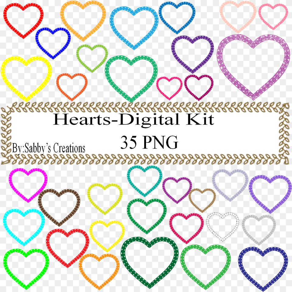 Full Size Item Image Heart, Pattern Png