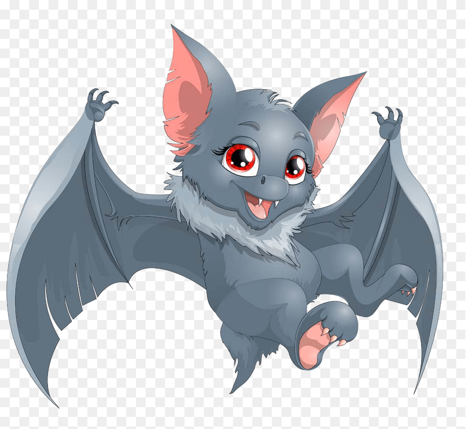 Full Size Of Bat Drawing Template Cute Batgirl An Bat Cartoon, Animal, Mammal, Wildlife, Face Png