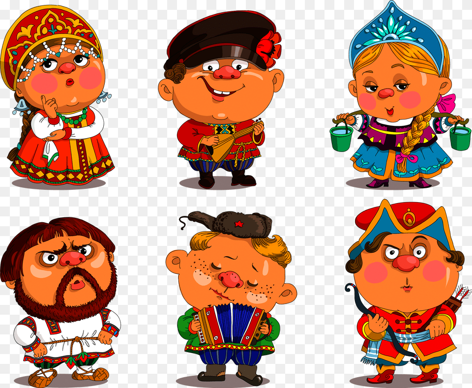 Full Size Of Cartoon Characters Alphabetical Order Character Russian, Baby, Person, Face, Head Png Image