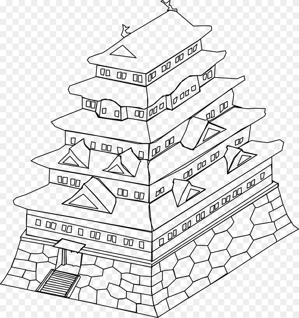 Full Size Of How To Draw A Disney Castle Step By For, Gray Free Png Download