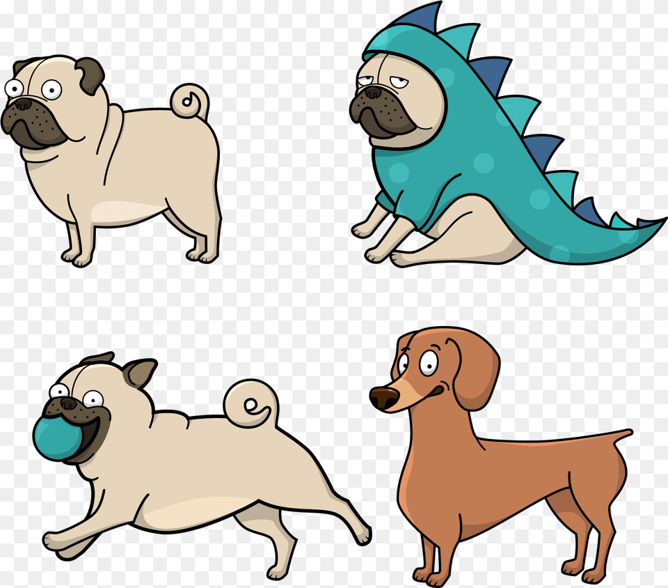 Full Size Of Puppy Drawing Pages Cartoon Dog Step By Cute Dog Stickers, Animal, Bear, Mammal, Wildlife Free Transparent Png