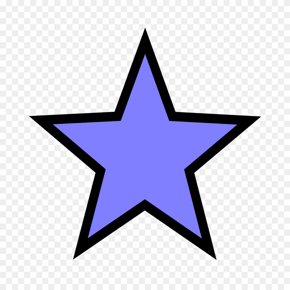 Full Star Blue Clipart, Star Symbol, Symbol, Cross Free Png Download