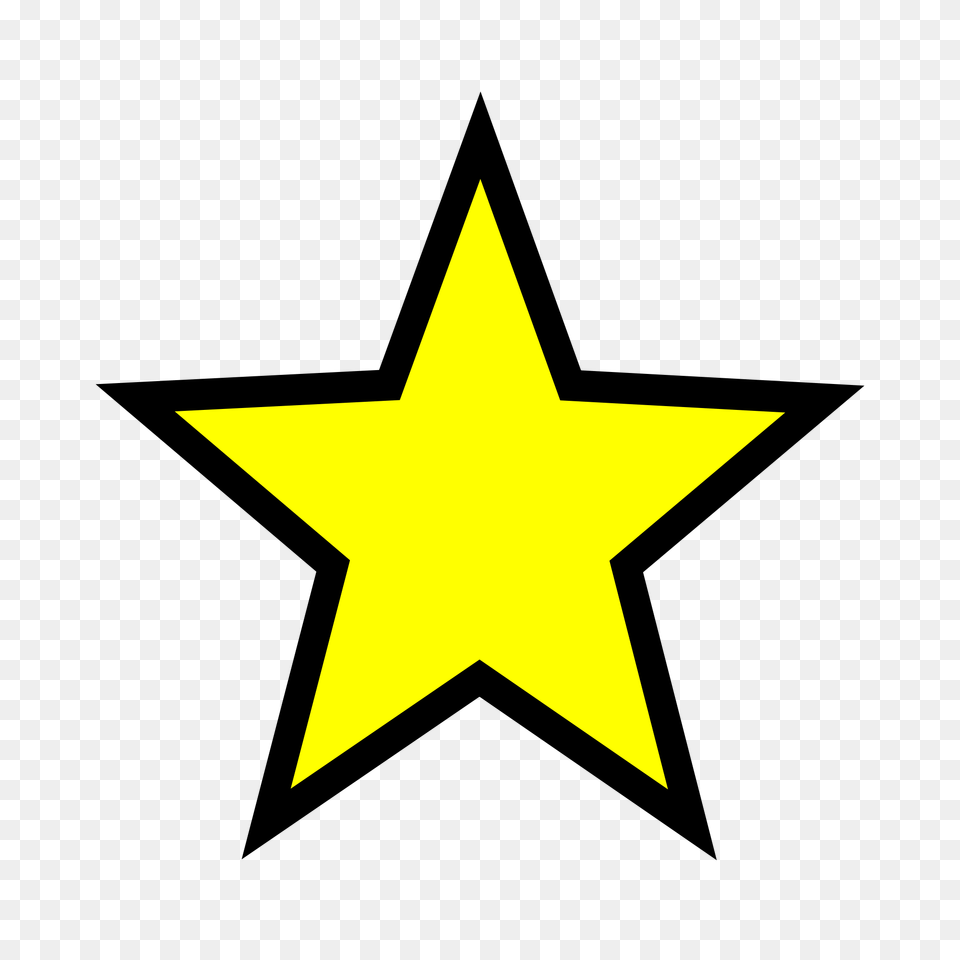 Full Star Yellow, Star Symbol, Symbol, Cross Free Png Download