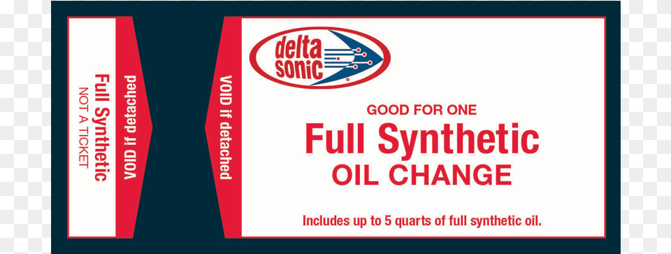 Full Synthetic Oil Change Delta Sonic, Paper, Advertisement, Text, First Aid Png Image