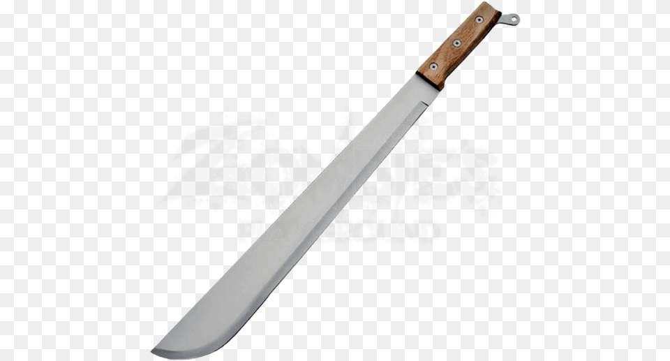 Full Tang Machete With Lanyard Loop Szco Supplies Lanyard Machete, Sword, Weapon, Blade, Dagger Png