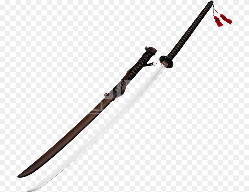 Full Tang O Dachi Great Samurai Sword Samurai Sword, Weapon, Person, Blade, Dagger Free Png Download