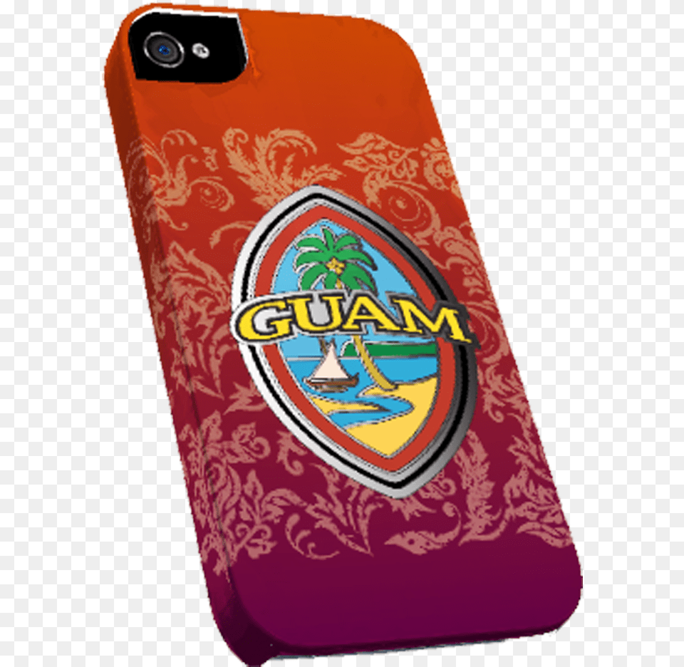 Full Wrap I Phone Case Wmodern Guam Seal Design Wflourishes Smartphone, Electronics, Mobile Phone, Can, Tin Free Png