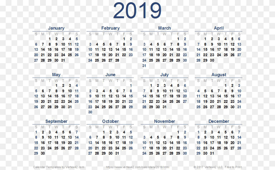 Full Year Calendar 2019, Text, Scoreboard Png