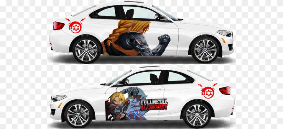 Fullmetal Alchemist Anime Car Door Graphics Vinyl Decal Date A Live Car, Alloy Wheel, Vehicle, Transportation, Tire Free Transparent Png