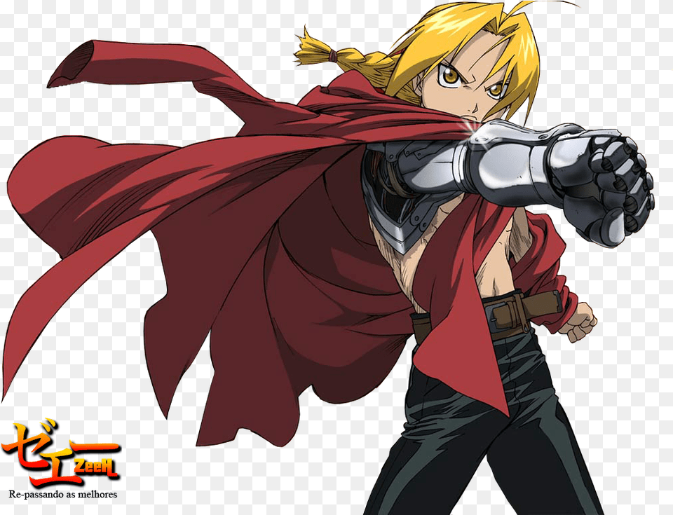 Fullmetal Alchemist Edward Elric Fighting, Book, Comics, Publication, Adult Png Image