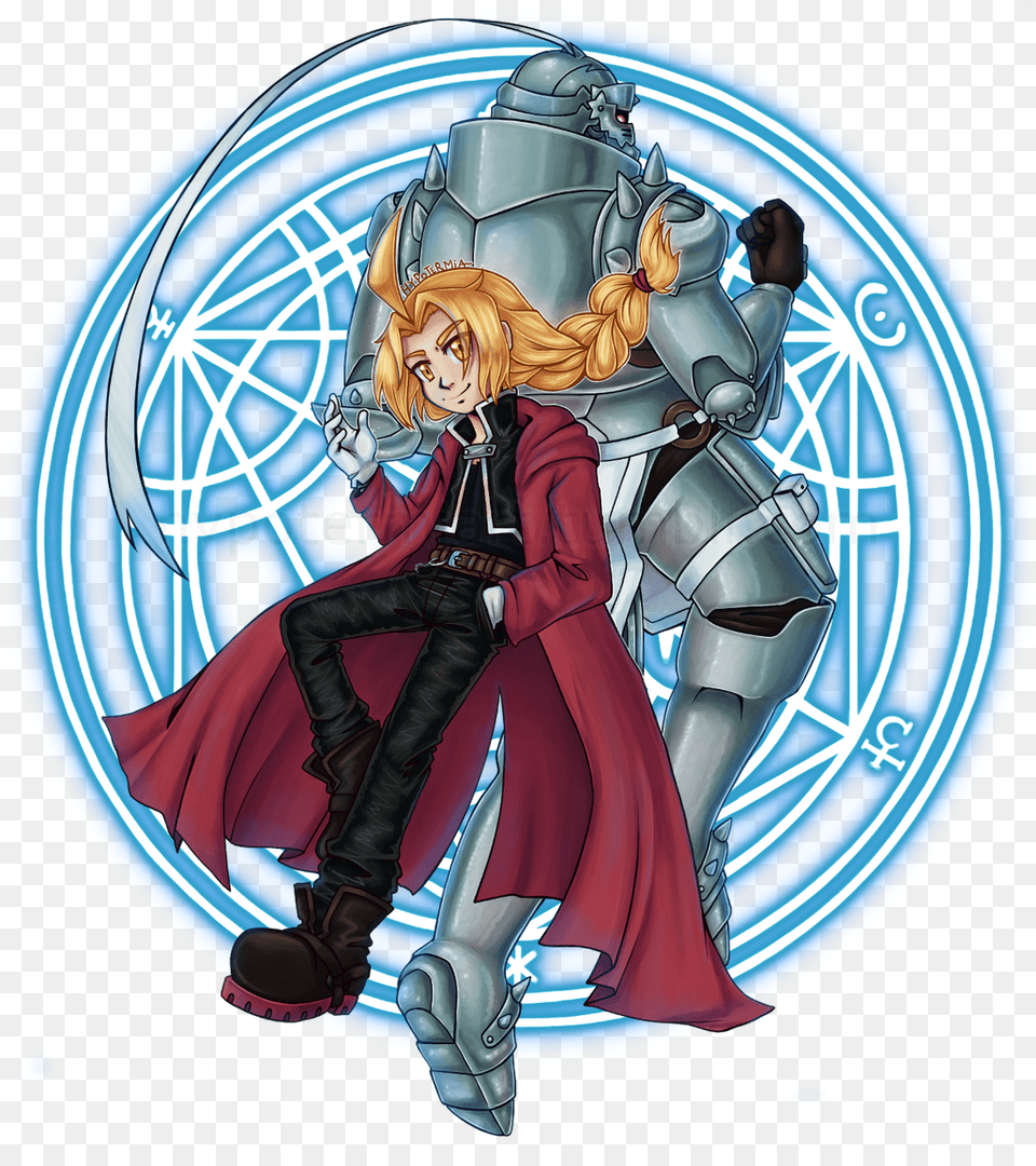 Fullmetal Alchemist Hd Posted By Michelle Thompson Fictional Character, Book, Comics, Publication, Adult Free Png Download