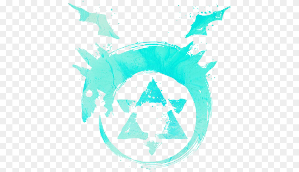 Fullmetalalchemist Homunculus Anime Symbol Blue Homunculus Fullmetal Alchemist Logo, Baby, Person, Animal, Fish Free Png Download