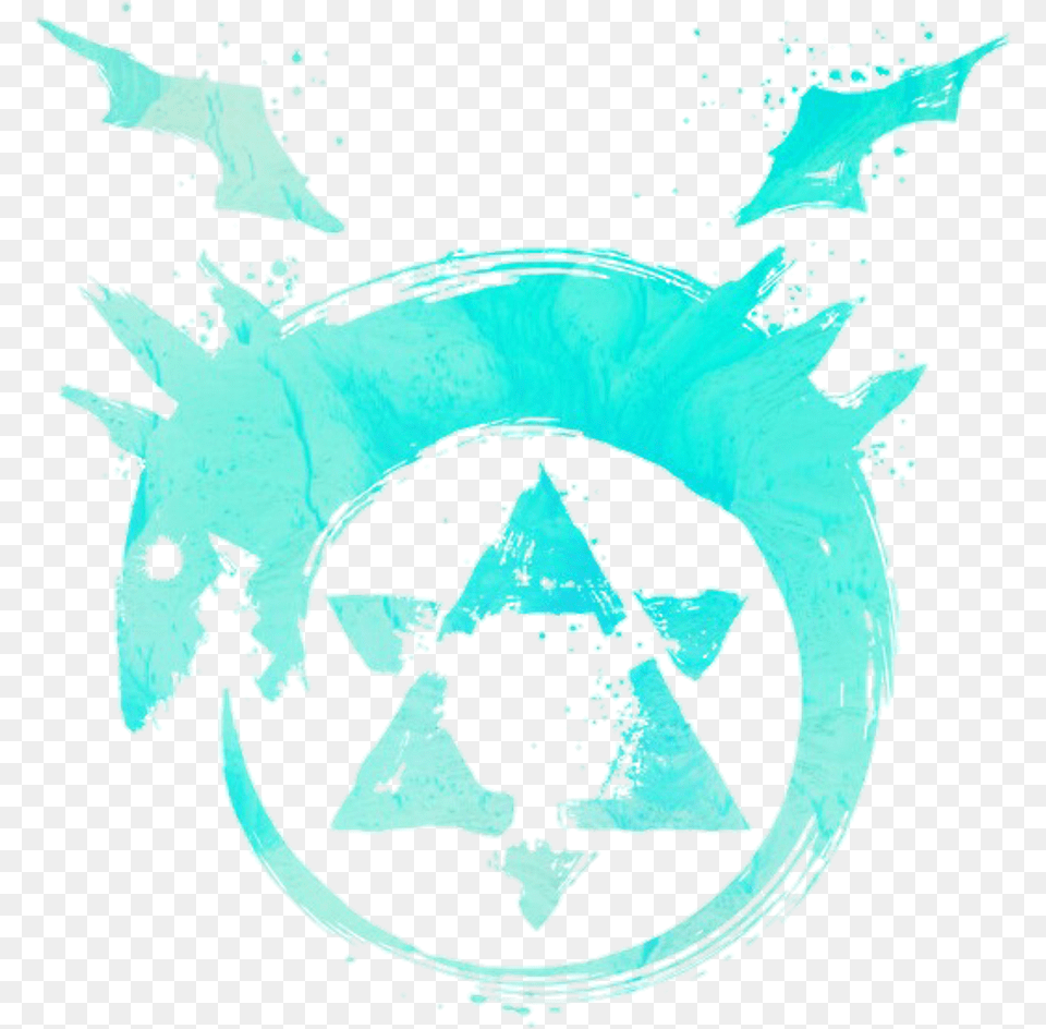 Fullmetalalchemist Homunculus Anime Symbol Blue Lightbl, Adult, Bride, Female, Person Png Image