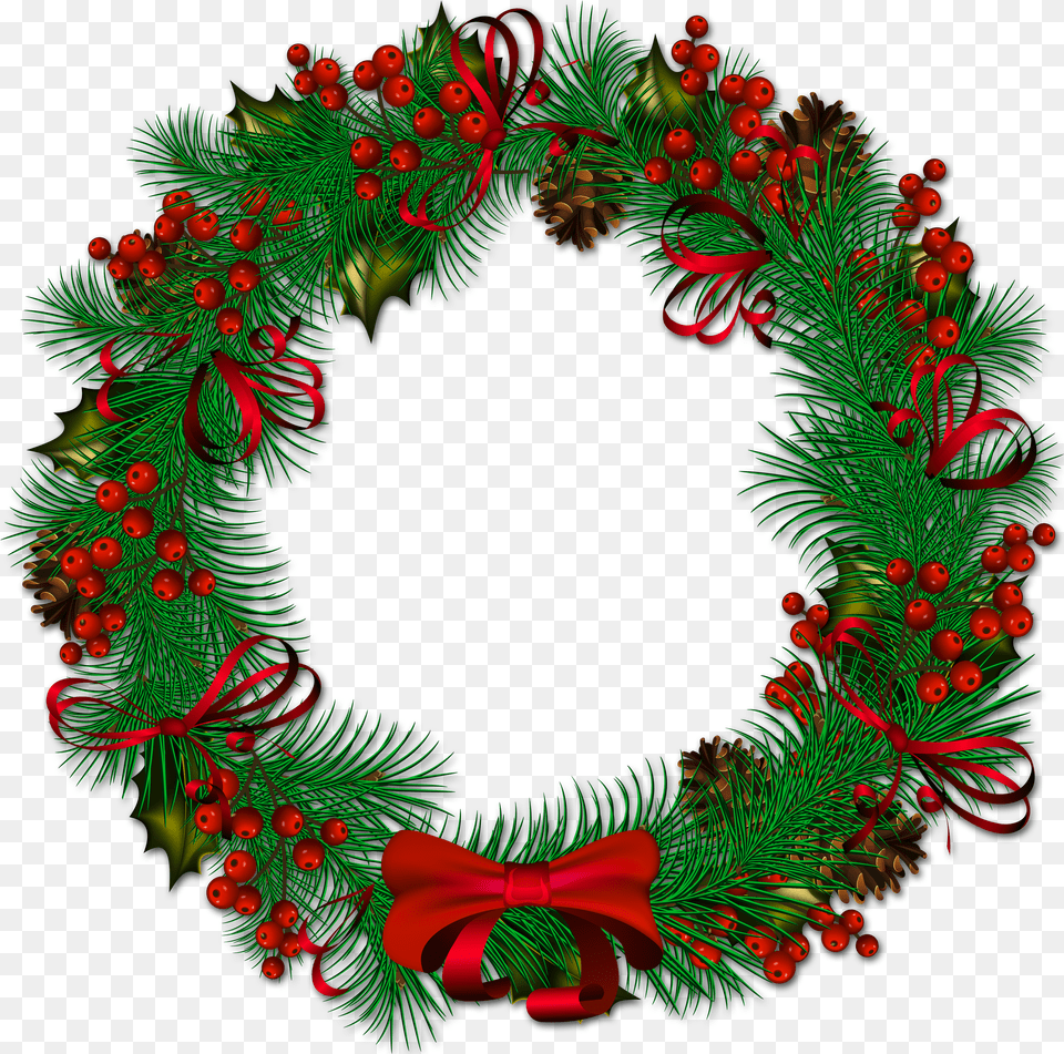 Fullsize Of Christmas Wreath Large Of Christmas, Plant Png Image