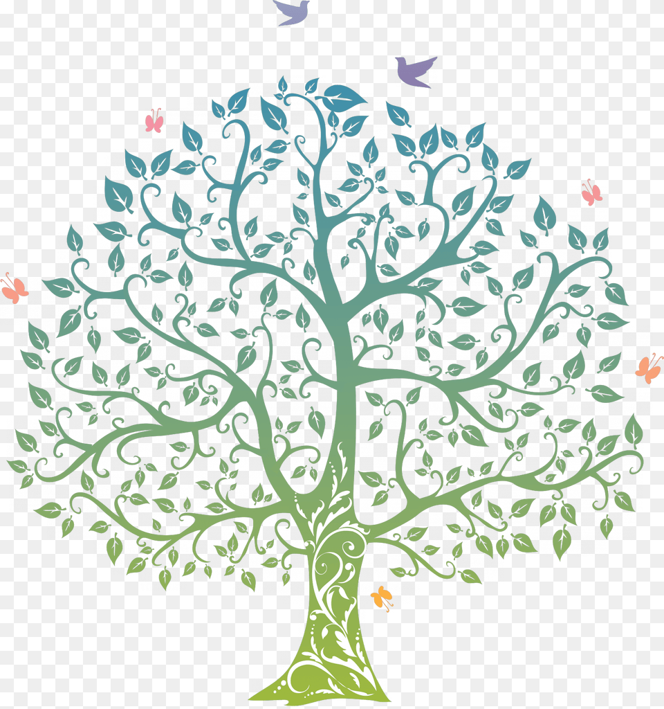 Fullsize Of Family Tree Art Tree Of Life, Pattern, Plant, Oak Png