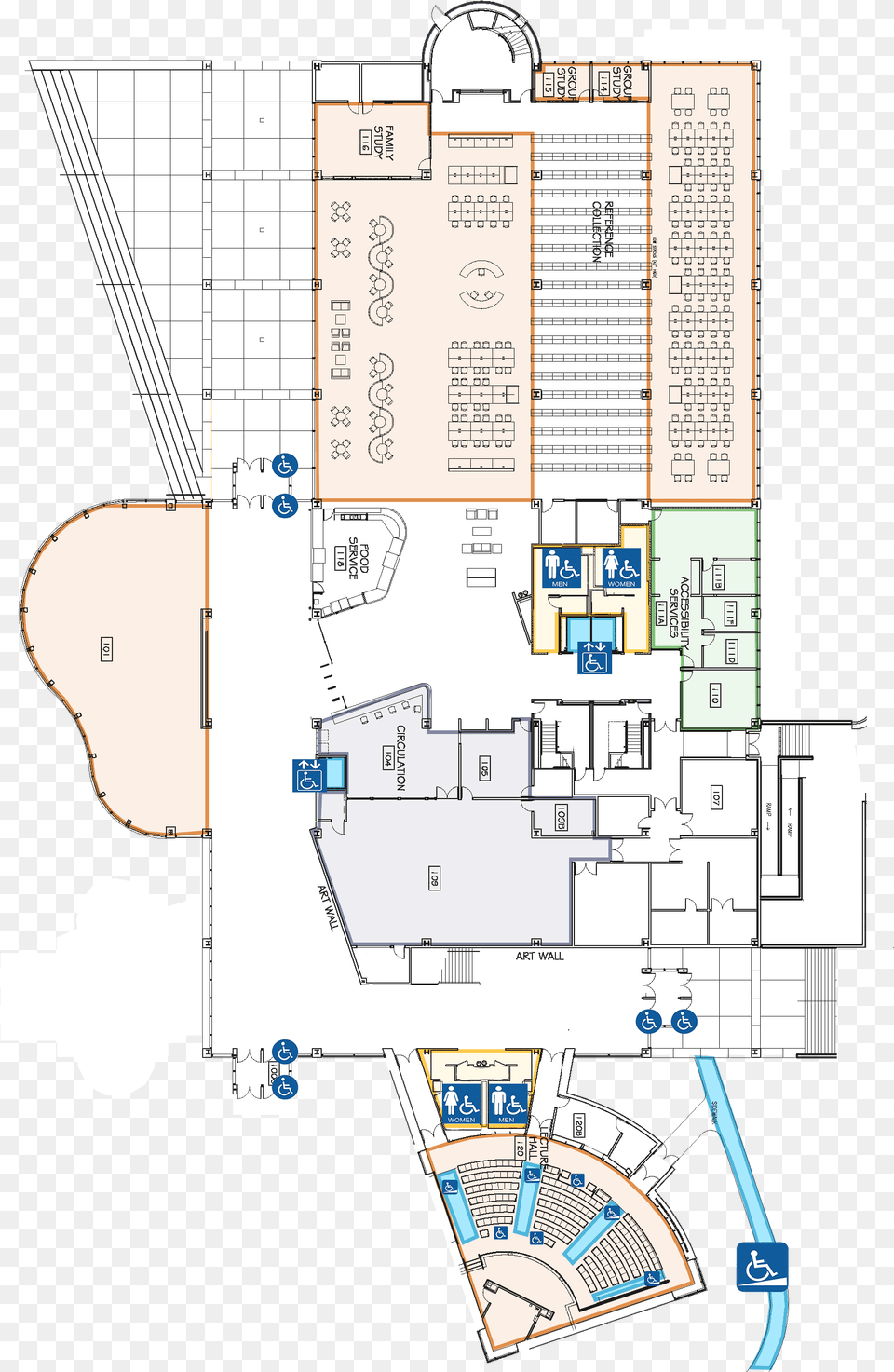 Fulton Library Level Floor Plan, Diagram, Cad Diagram, Floor Plan Png Image