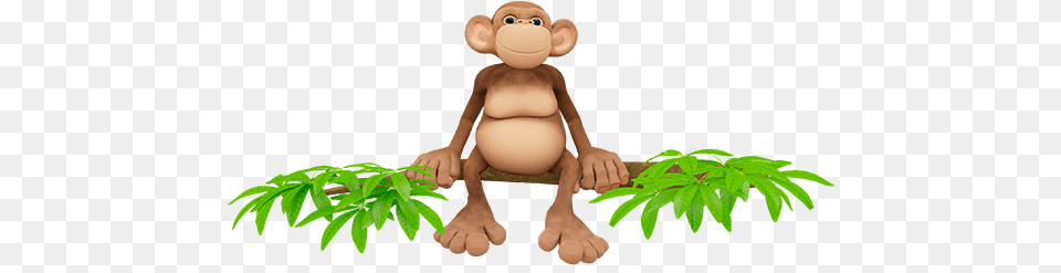 Fun And Practice Math With The Monkeys Maths Monkey, Leaf, Plant, Baby, Person Free Transparent Png