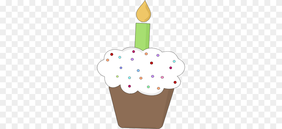Fun Birthday Cupcake Clip Art, Cake, Cream, Dessert, Food Free Png