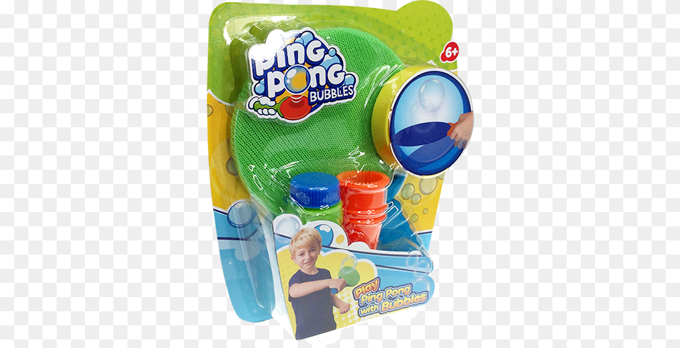 Fun Bubbles Ping Pong Bubbles Soap Bubbles Kit Blue Ping Pong Bubbles Match Pack Playset, Boy, Child, Male, Person Png Image