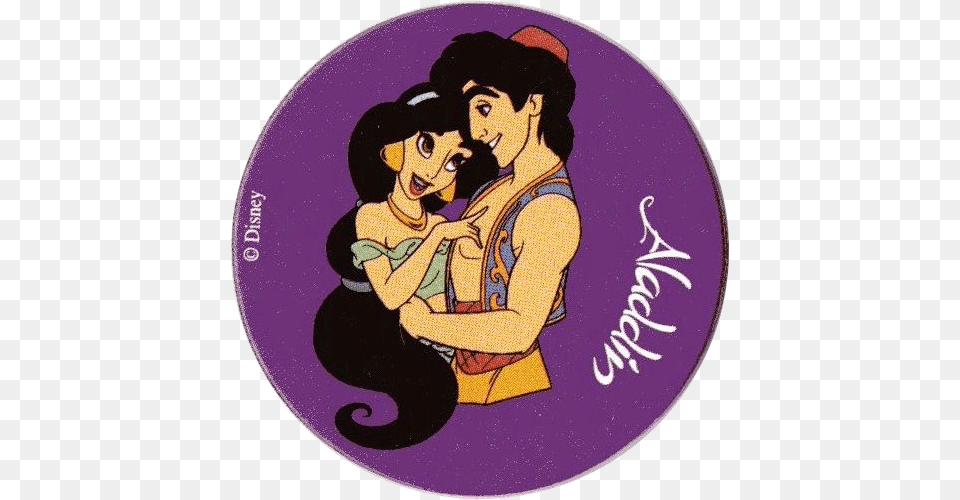 Fun Caps Gt 031 060 Aladdin 060 Aladdin And Princess Disney Aladdin, Logo, Person, Badge, Symbol Free Transparent Png